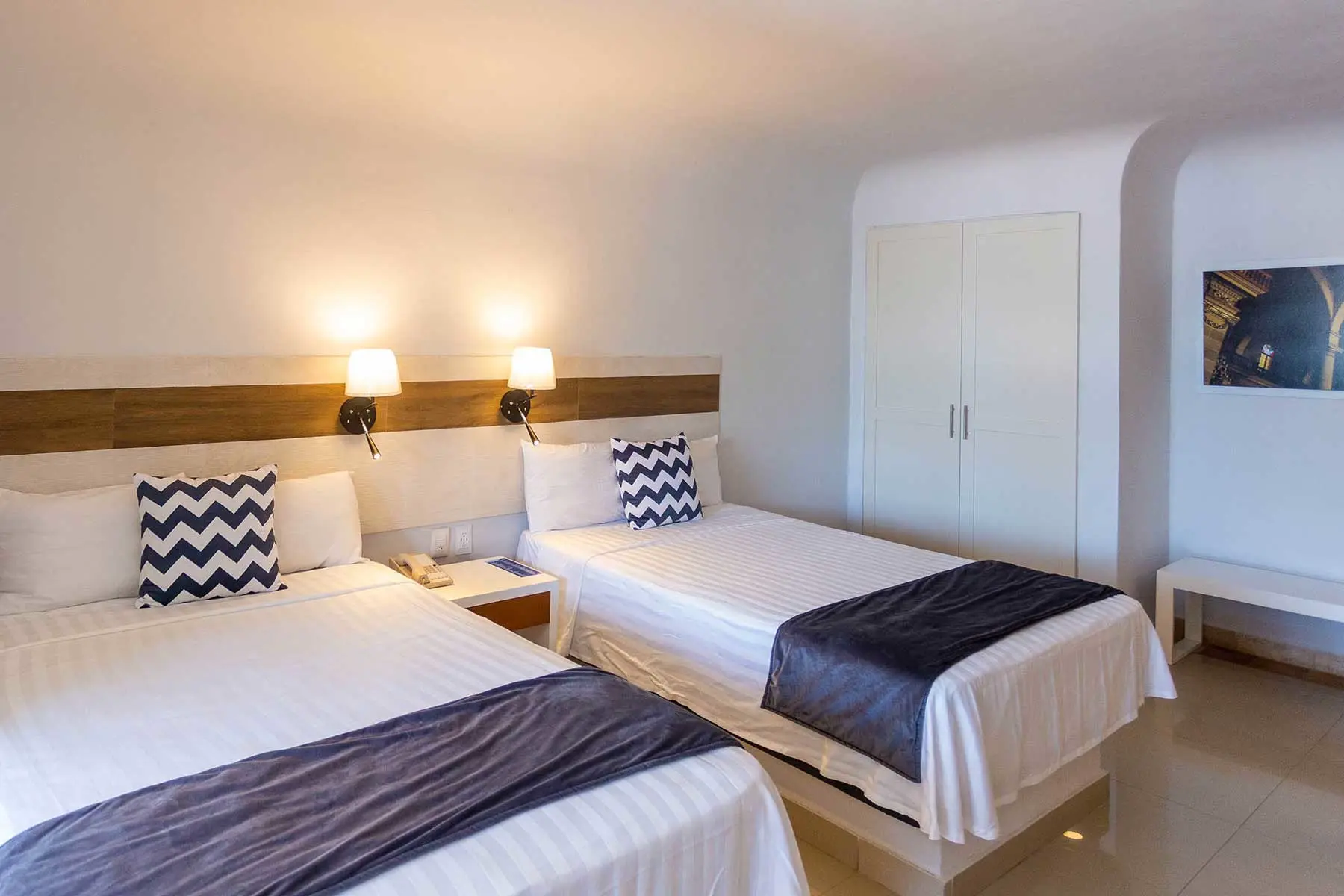 Habitación Junior Suite del Hotel Luna Palace Mazatlán