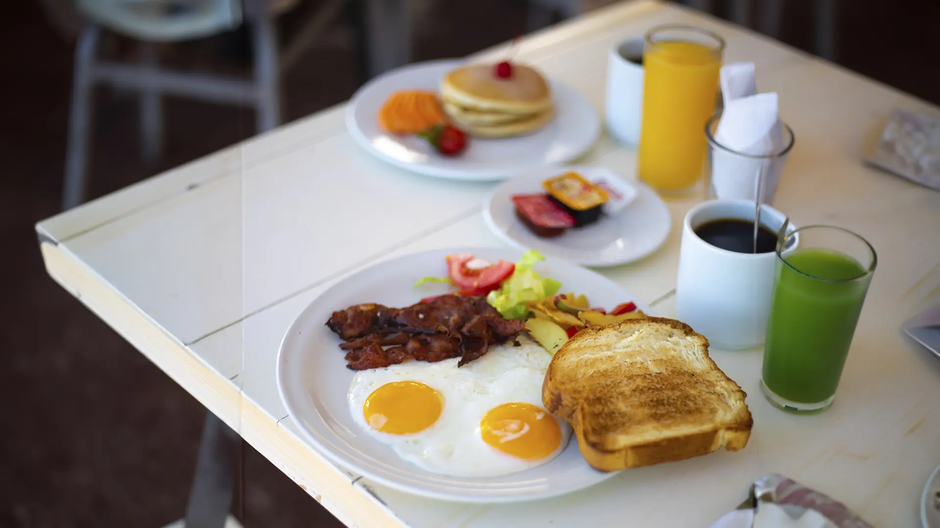 Riquisimo desayuno buffet del Hotel Luna Palace